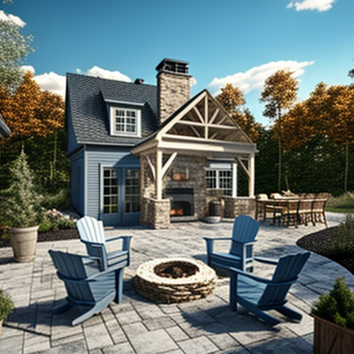 Outdoor living areas including patios, balconies, outdoor kitchens, fireplaces and seating areas make the backyard inviting and fun.